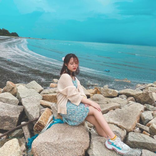 Checkin tren bien can gio